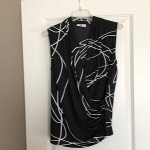 Black and White Women's Top